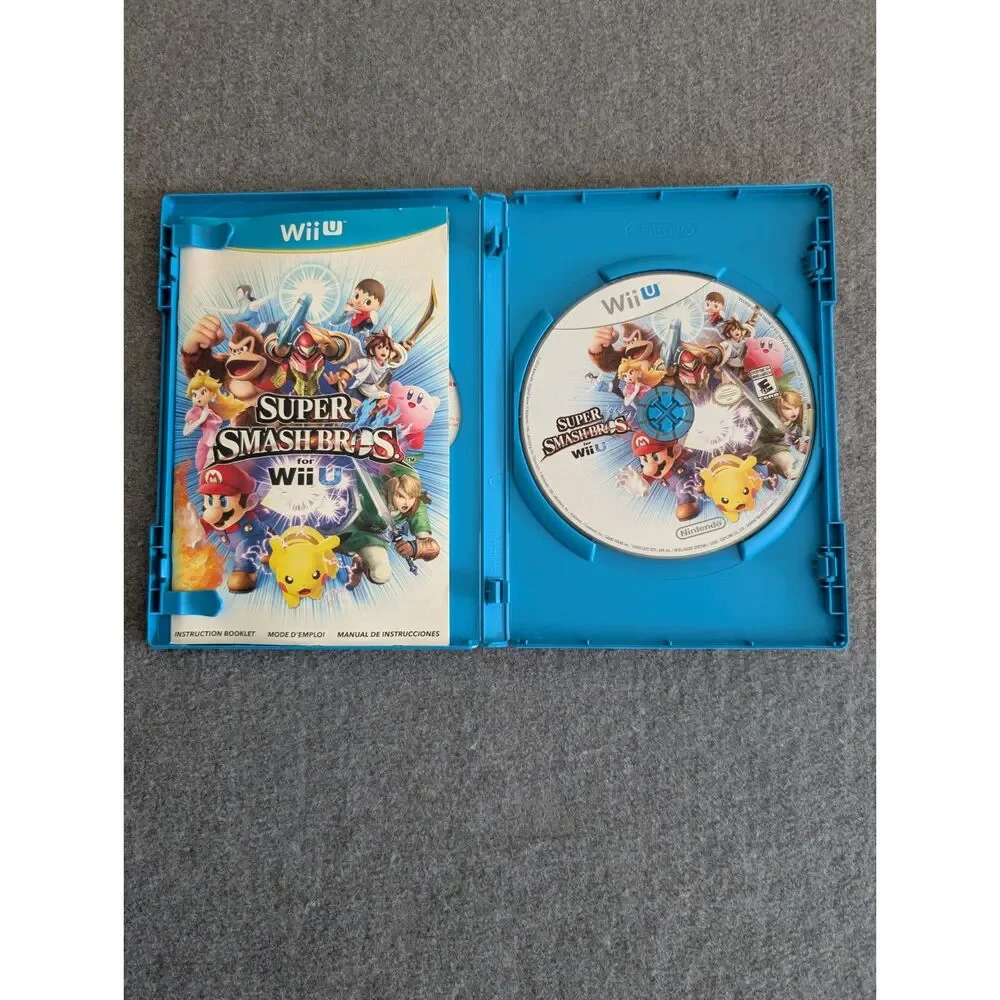 Super Smash Bros for Nintendo Wii U (2014) CIB Tested Complete W/ Manual